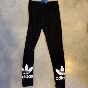 adidas logo leggings